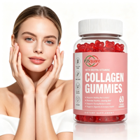 Bonbons gélifiés au collagène saveur fraise, biotine, vitamine C, complément pour éclaircir la peau, les cheveux et les ongles, gommes pour les soins capillaires