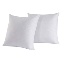 Coussin décoratif 100 % polyester, carré, moelleux, lavable en machine