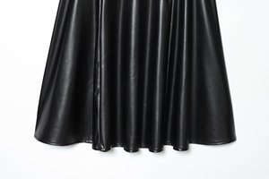 PB&ZA Mode féminine transfrontalière Nouvelle collection automne : Style européen et américain Streetwear <span class=keywords><strong>Jupe</strong></span> mi-longue en similicuir 8500910 - Product Image 5