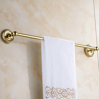 Ensemble d'accessoires de salle de bain antiques porte-serviettes en laiton massif porte-serviettes de luxe montage mural HJ-1310 de porte-serviettes unique antique