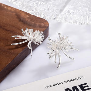 Pendientes de moissanita de plata de ley 18k con certificado GRA, aretes elegantes con collar y pulsera - Product Image 1