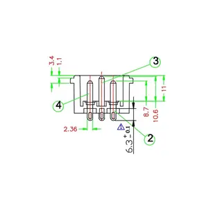 العالمي مَقْبِس مخرج لوحة جبل المصنع مباشرة 2.5A250V 2 دبابيس AC مقبس الطاقة مأخذ مدخل