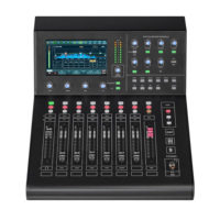 Console de mixage numérique TF12 à 12 entrées avec écran tactile de 7 pouces, 8 faders motorisés, alimentation fantôme 48V et contrôle par application