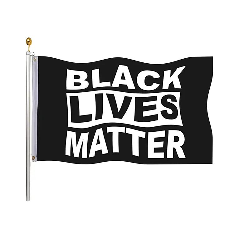 מותאם אישית פוליאסטר שחור חייהם משנה דגל הדפסת blm באנר אני לא יכול לנשום דגלי 3x5 2x3