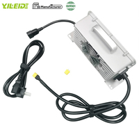 Chargeur de batterie au lithium LiFePO4 LFP 96V 10A 12A 109.5V 30S avec connecteur XT60, prise EU