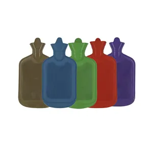 Hot Water Bottle Rubber with Soft Cover (2 Liter) Hot Water Bag for Cramps, Pain Relief, Removable Hot Cold Pack