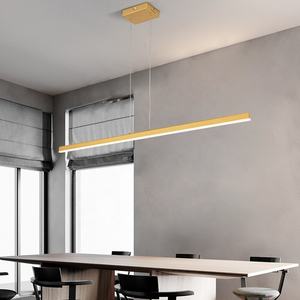 Luz colgante moderna para oficina comercial, luz colgante Led, candelabro lineal, lámpara colgante de oficina, Luz lineal para el hogar y el Hotel - Product Image 2