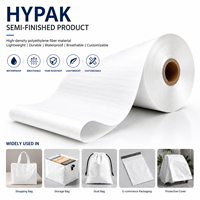 Tissu en microfibre de polypropylène PCR 100% recyclé, antistatique, imperméable, résistant aux déchirures, en rouleau, vente en gros