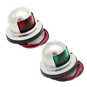 Navigasyon Işığı 12V Su Geçirmez Kırmızı Yeşil LED Deniz Teknesi Ön Duba Lambası Denizcilik Donanımı için - Product Image 5
