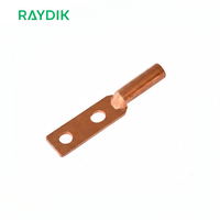 Câble de Compression à sertir, Double trou, 35mm 50mm 70mm 95mm 120mm 150mm 185mm 240mm 300mm 400mm 500mm, 5 pièces