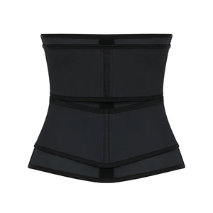 Ceinture de compression amovible à double bande en latex, avec crochets et fermeture éclair réglables, pour femmes, pour perdre du poids, contrôler le ventre, ceinture amincissante - Product Image 2