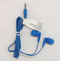 Earbud Pemandu Wisata Sekali Pakai Vicsound 3.5mm Earphone Berkabel Harga Terjangkau Headphone Musik untuk Penerbangan