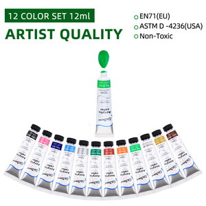 Suministros DE ARTE Xin Bowen, pintura de artista de 12ML, precio al por mayor, pintura acrílica colorida para estudio de arte - Product Image 3