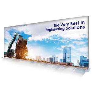 Aksi cepat tunjukkan promosi latar belakang kain kustom portabel Pop up Stan iklan Tampilan berdiri pameran spanduk dinding - Product Image 6