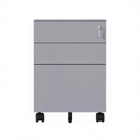 Armoire à tiroirs mobile en métal moderne à 3 tiroirs pour la maison, le bureau et l'hôpital - Armoire de classement