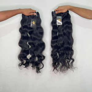 Paquetes de cabello rizado y ondulado con encaje HD Paquete de cabello alineado con cutícula virgen cruda Proveedor mayorista Proveedor de cabello camboyano - Product Image 1