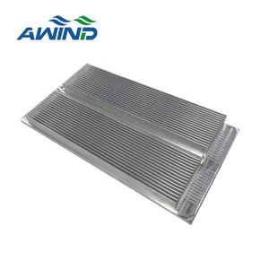 Amplificateur RF haute puissance ailettes en aluminium dissipateur thermique de caloduc 6 plaque de tuyau profil de dissipateur thermique d'aileron de skiving 500w pour bande chauffante - Product Image 4