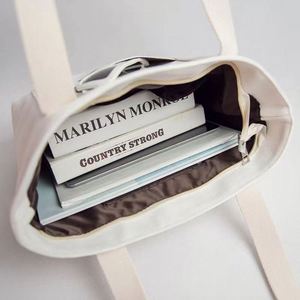 High Quality Custom Logo Coloured Cotton Canvas Tote Shoulder Bag New Arrival Fashion Design for Shopping-for Carrying - Product Image 2