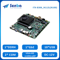 Mini Placa Base ITX Integrada con CPU N100, TDP 6W, Alder Lake, SATA3.0, LPT, 7*USB2.0, 3*USB3.0, 2 COM, DDR4 Integrada