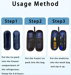 Sac isotherme portable SANJIN EVA résistant à l'eau pour stylo à insuline, idéal pour le camping et les voyages – Offre spéciale - Product Image 5