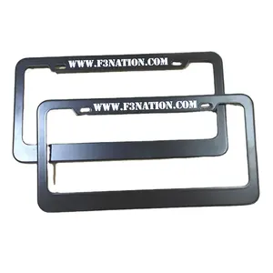 Factory Price Motor Plastic ABS Metal US Size License Plate Cover Car License Plate Holder License Plate Frame