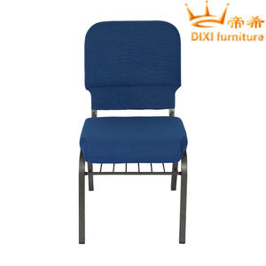 Silla de auditorio personalizada con estante para libros, silla de Teatro de oración musulmana <span class=keywords><strong>Pastor</strong></span> de Metal, silla de iglesia de tela con brazos - Product Image 5
