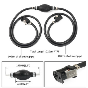 Pompe manuelle en caoutchouc de 8 mm avec clapet anti-retour pour moteur hors-bord Yamaha, pour remplacement et réparation - Product Image 5