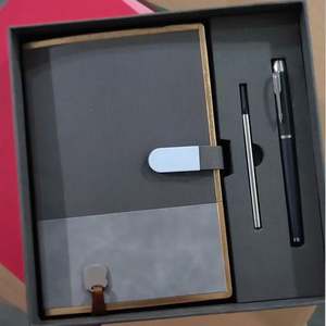 Luxury Business Custom <b>Notebook</b> Stylus Pen <b>Set</b> Soft PU Leather Promotional Corporate Gift Soft PU Leather <b>Notebook</b> Stylus - Product Image 4