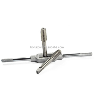 SUBORUI Hss 20pcs M3-M12 Screw <b>Thread</b> Straight Taper Bits Wrench Metric Hand Tap and Die Set <b>Tool</b> Kit - Product Image 3