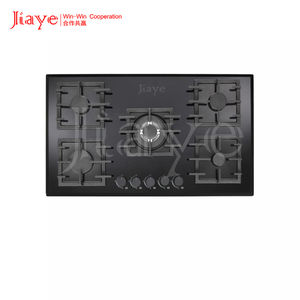 Fornello a <span class=keywords><strong>Gas</strong></span> a Cinque Fuochi con Piano Cottura in Vetro Temperato Integrato, Adatto per Uso Interno ed Esterno, Certificato Energetico - Product Image 3