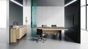 Mesa de Conferencia Convertible Moderna y Contemporánea con Panel MFC Ecológico para Oficina en Casa y Salas de Reuniones - Product Image 3