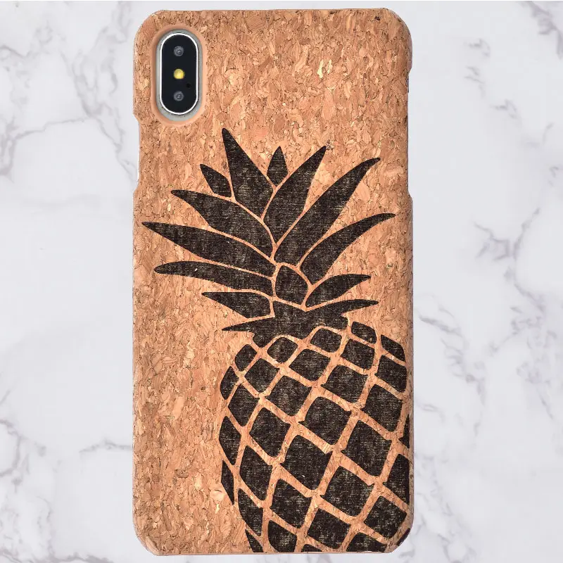 Tùy Chỉnh Hawaii Thiết Kế Vỏ Gỗ Dứa Vỏ Điện Thoại Di Động Vỏ Gỗ Cho Iphone XS XR 11 PRO MAX X