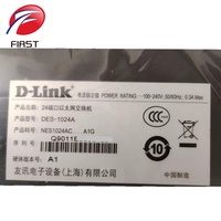 DES-1024A Switch Ethernet de 24 Puertos, Dispositivo de Red LAN Rápida, Interfaz RJ45, CA 100-240V 50/60Hz para Redes de Oficina y Hogar