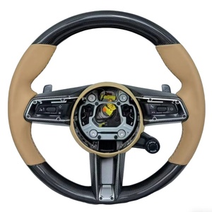 Volante in Carbonio Personalizzato per Cayenne, Panamera, <span class=keywords><strong>Taycan</strong></span>, 991.2, 970, 944, 997.2 - Product Image 1