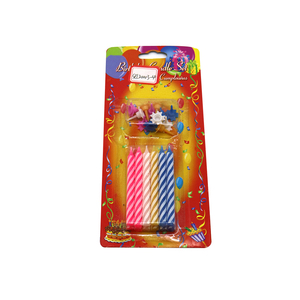 Huming Direct – bougie de gâteau d'<span class=keywords><strong>anniversaire</strong></span> courte et créative, prix bon marché, bougie d'<span class=keywords><strong>anniversaire</strong></span> en spirale colorée pour enfants - Product Image 5