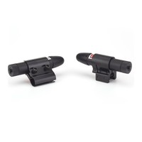 Lunette de visée laser rouge et verte 532 nm en alliage d'aluminium, batterie rechargeable, bouton de commande à distance 20 mm, réglable, tactique
