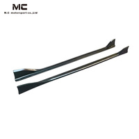 Pour jupes latérales en Fiber de carbone de Style SupraaAimgain pour Toyota Supra A90 MK5 2019 +