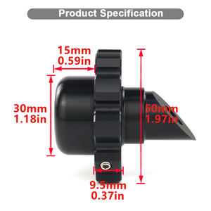 Waximoto แคลมป์ยึดควบคุมความเร็วลมสำหรับฮอนด้า CBR1000RR CBR1000RR-R <span class=keywords><strong>SP</strong></span> <span class=keywords><strong>CBR600RR</strong></span> แตนหลังการขาย - Product Image 4