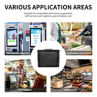 EM310 Lector de Control de Acceso por Código 2D Máquina Expendedora Gabinete 1D QR Pago Escáner de Código de Barras Fijo Industrial USB COM Stock
