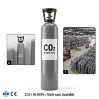 Suministro Directo de Fábrica, Cilindro de Gas Dióxido de Carbono CO2 de Alta Pureza, Gas Especializado con Certificado de Analítica Completo (COA) para la Industria Global