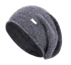 Unisex Solid-Color Knit <b>Wool</b> Cuff <b>Beanie</b> 100% <b>Wool</b> Warm Winter Casual Hat for Adults One Size Fits Most Light And Packable - Product Image 5