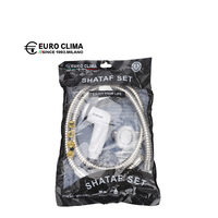 Ensemble de douche murale EURO CLIMA avec kit bidet et tuyau de douche en PVC