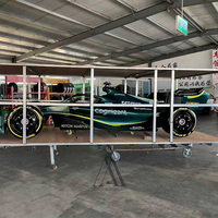 Sculpture Géante de Voiture de Course F1 en Fibre de Verre, Grandeur Nature, sur Mesure, pour Décoration d'Exposition Commerciale et Vitrine de Centre Commercial