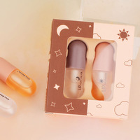 Kit Repulpant Lèvres Kiss Beauty Jour Nuit Volume Instantané Hydratant Réparateur Réduit Ridules Sérum Huile Cosmétique pour les Lèvres