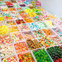 Bonbons Gélifiés Moelleux Aigres aux Saveurs de Fruits Assorties, Fabrication OEM/ODM en Gros et Sous Marque Privée, Certifiés Halal, Tendances TikTok