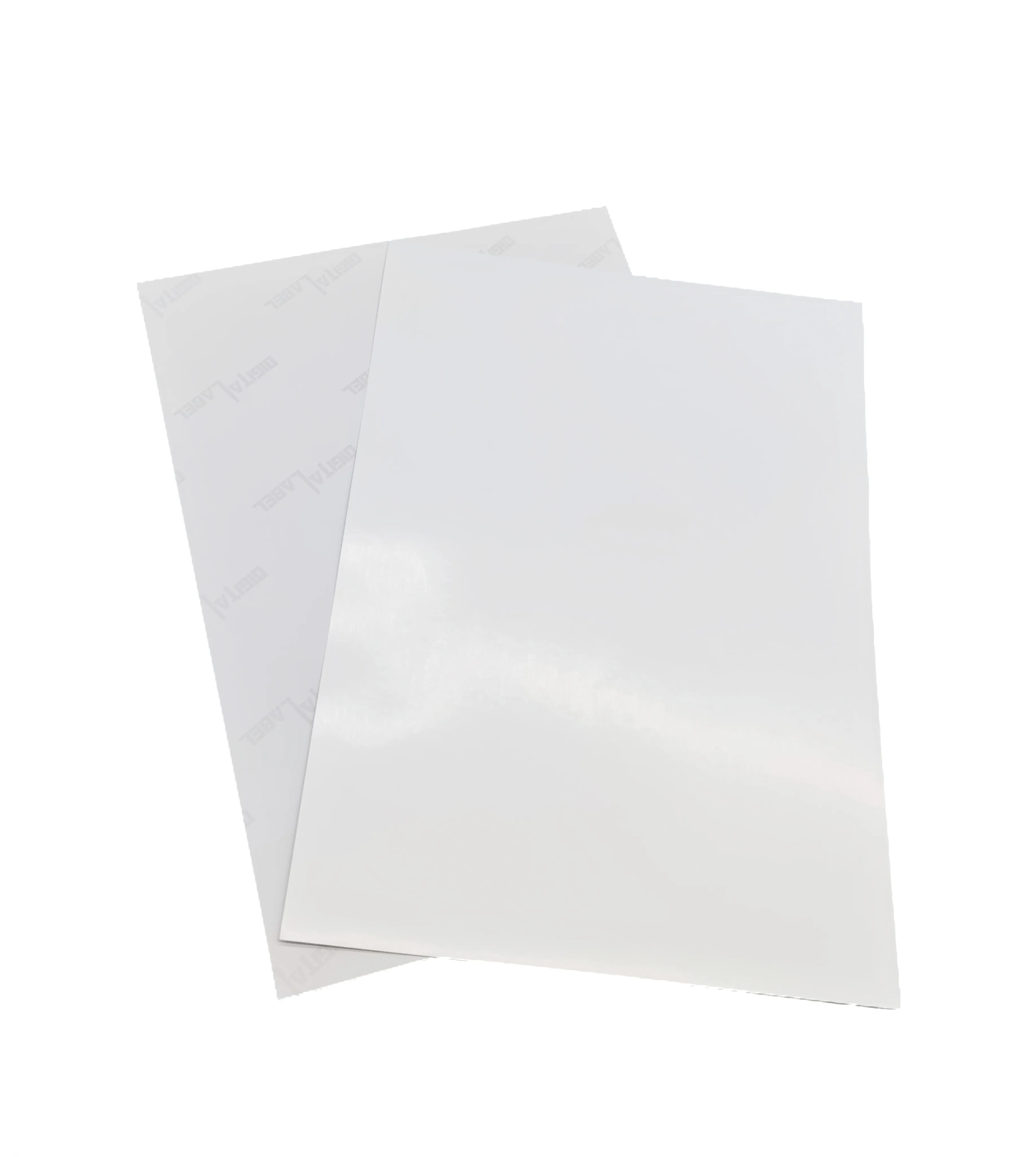 Glanzend Gecoat 100um Papier Zelfklevend A4 Inkjet Pp 50 Stuks Materiaal Zelfklevende Afdrukbare Etiketgrootte Voor Printer