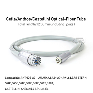 Tubo de fibra óptica para silla Dental, tubo de mano de turbina de 6 agujeros con ajuste Cefla/Anthos/<span class=keywords><strong>Castellini</strong></span>, accesorio de dispositivo para dentistas - Product Image 4