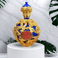Bouteille à liqueur en verre cristal gaufré de haute qualité 500 ml avec bouchon en liège, motif dragon creux, couleur personnalisée Zhengshun