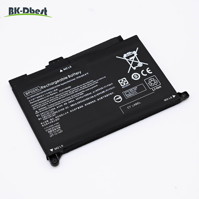 Brand New 7.7V 41wh Replacement Laptop Battery BP02XL for HP Pavilion 15 15-AU000 15-AW000 15T-AW000 Series