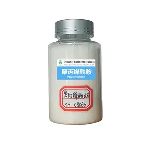 Cationic polyacrylamide chemical polymer white powder sludge dewatering